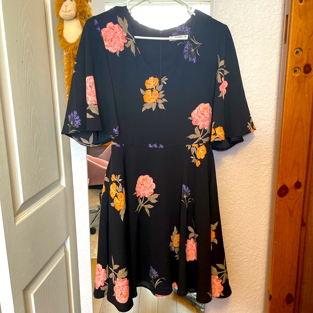Mango Vintage Floral Dress
